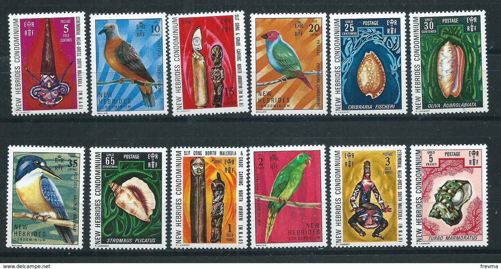 New Hebrides 1976 - YT N° 338-349 Neuf ** - Nuevos