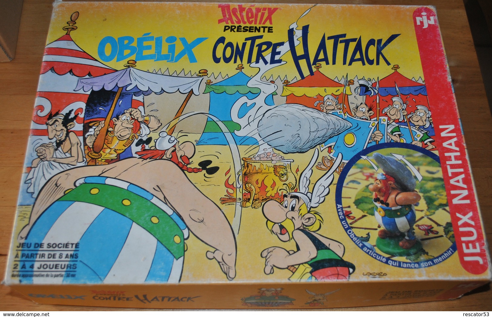 Rare Jeux De Société De 1994 Obélix Contre Hattack - Otros & Sin Clasificación