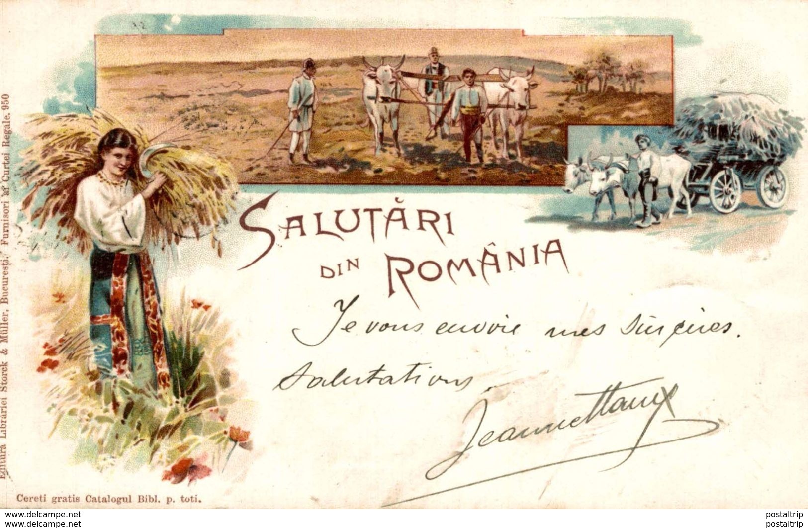 1899  SALUTARI DIN ROMANIA    RUMANIA // ROMANIA. - Rumania