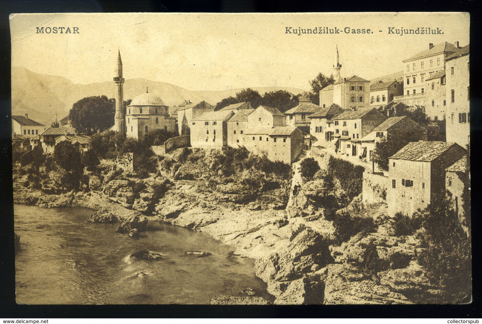 BOSZNIA 1907. Képeslap, Mozgóposta Bélyegzéssel Kolozsvárra Küldve  /  BOSNIA 1907 Vintage Pic. P.card TPO Pmk To Kolozs - Usati