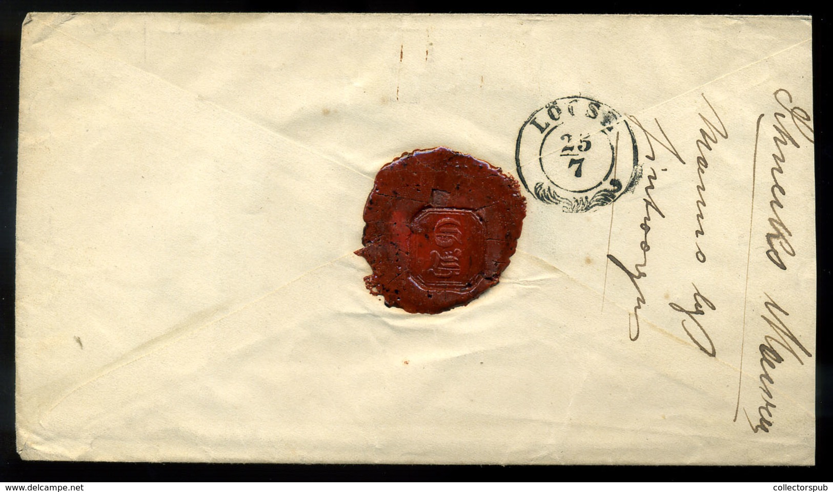 SLOVAKIA POPRÁD 1867. Szép 5Kr-os Díjjegyes Boríték Lőcsére Küldve  /  1867 Nice 5 Kr Stationery Cov. To Lőcse - Covers & Documents