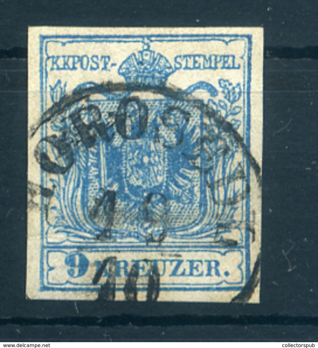 AUSZTRIA HOROSEDL 9Kr Szép Bélyegzés - Used Stamps