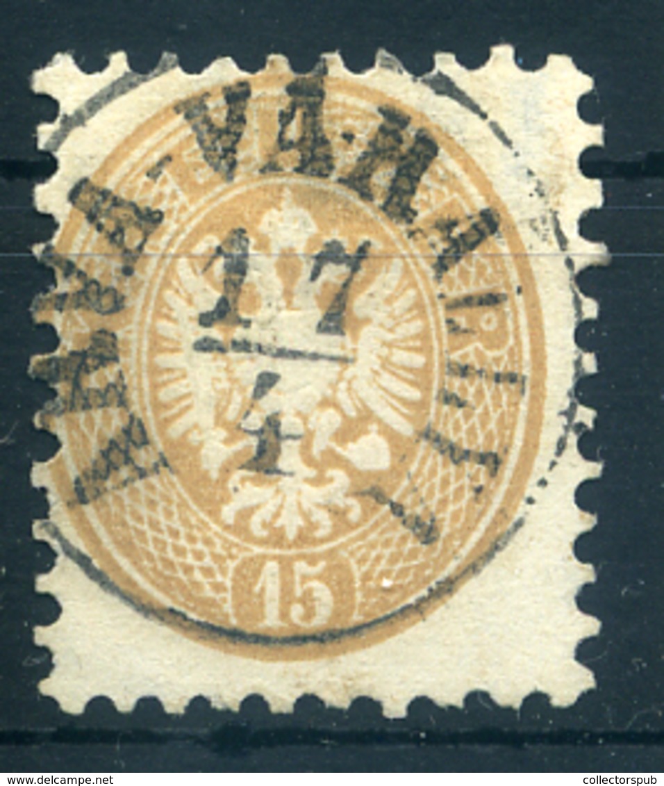 ÁRVAVÁRALJA 15 Kr Szép Bélyegzés - Used Stamps
