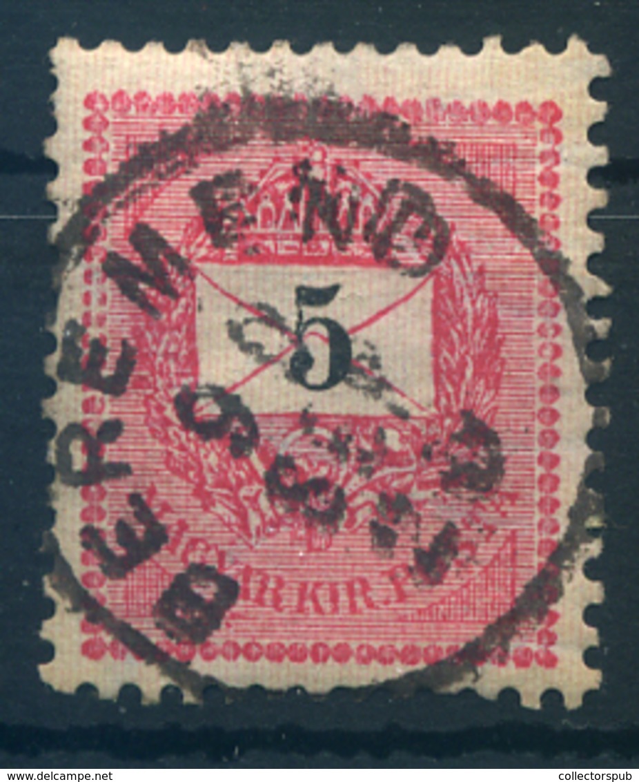 BEREMEND 5Kr , Szép Bélyegzés - Used Stamps