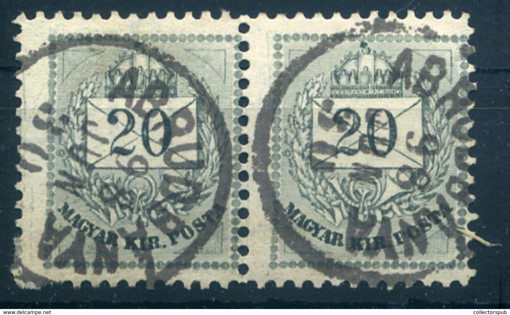 ABRUDBÁNYA 20Kr Pár Szép Bélyegzés - Used Stamps