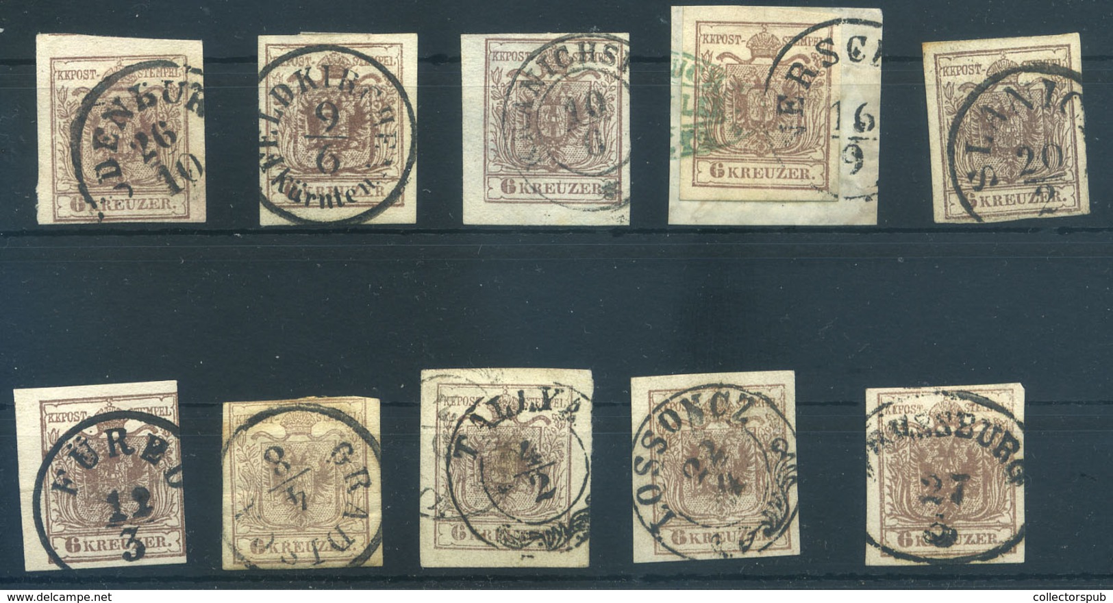 1850 6Kr  Szép Kis Tétel - Used Stamps