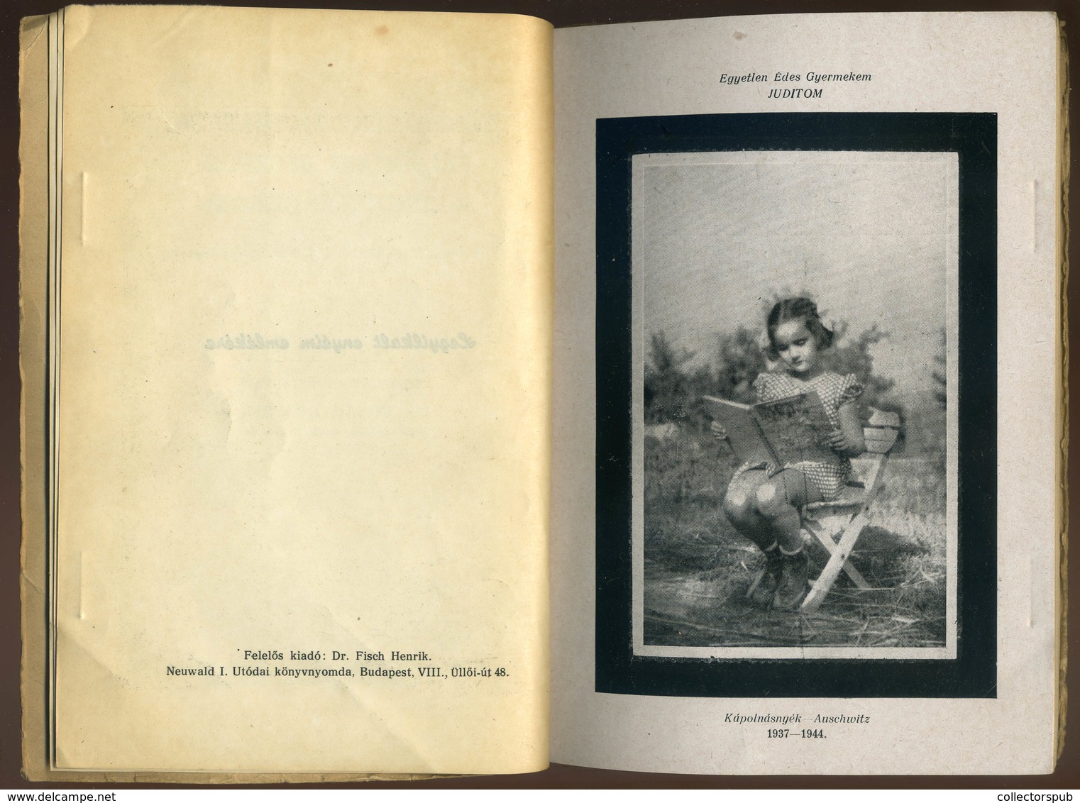 Fisch Henrik: Keresztény Egyházfők Felsőházi Beszédei A Zsidókérdésben(1938-ban Az I. és 1939-ben A II. Zsidótörvény Kap - Unclassified