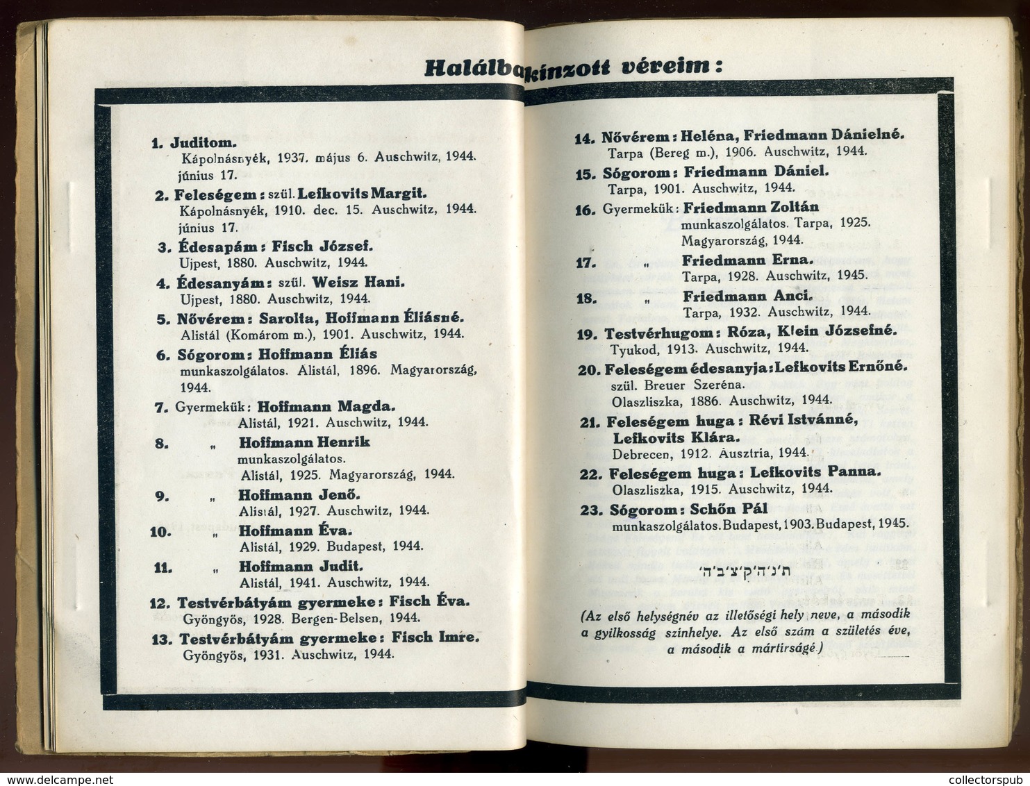 Fisch Henrik: Keresztény Egyházfők Felsőházi Beszédei A Zsidókérdésben(1938-ban Az I. és 1939-ben A II. Zsidótörvény Kap - Unclassified