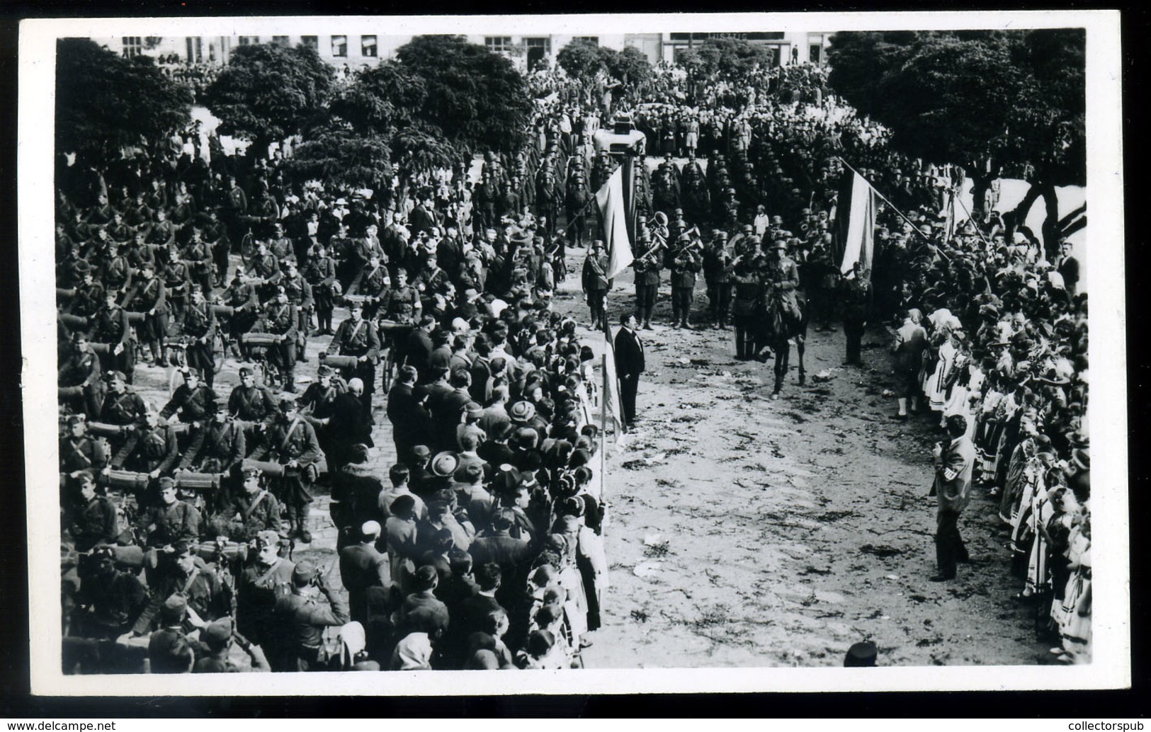 IPOLYSÁG 1938. Visszatérés Fotós Képeslap  /  1938 Military Photo Vintage Pic. P.card - Hungary