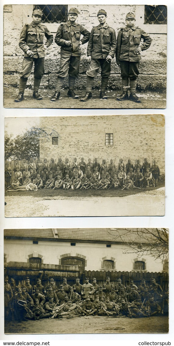 I.VH Katonák, 9db Fotós Képeslap  /  WW I. Soldiers 9 Photo Vintage Pic. P.card - Hungary