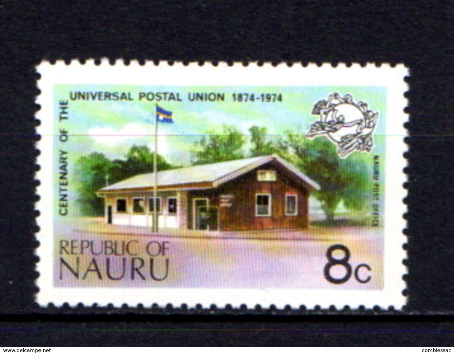 NAURU    1974    Centenary  Of  U P U     8c  Nauru  Post  Office    MNH - Nauru