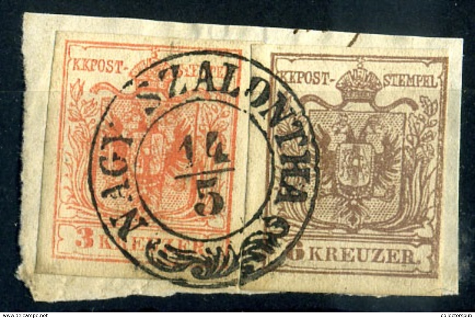 NAGYSZALONTA 3+6Kr Szép Bélyegzés - Used Stamps