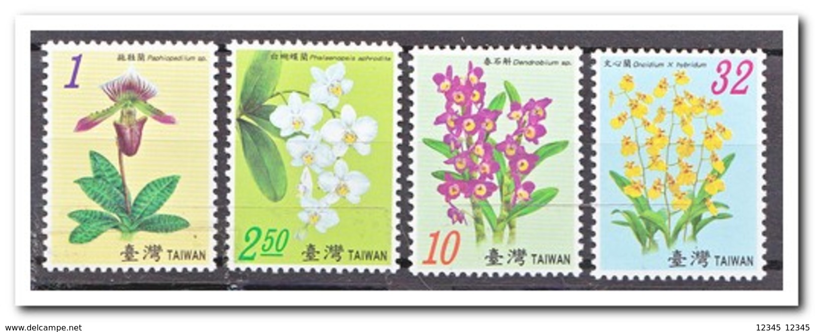 Taiwan 2007, Postfris MNH, Flowers, Orchids - Ongebruikt