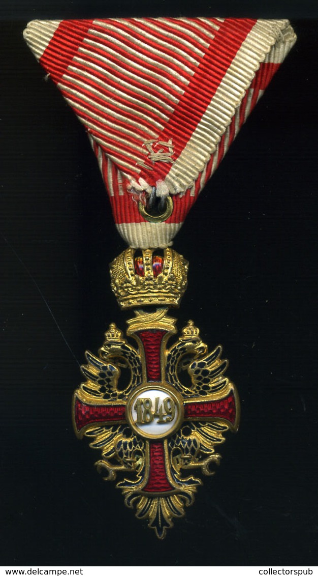 FERENCZ JÓZSEF REND Lovagkereszt Hadiszalagon (bronz) AUSTRIA-HUNGARY - Army