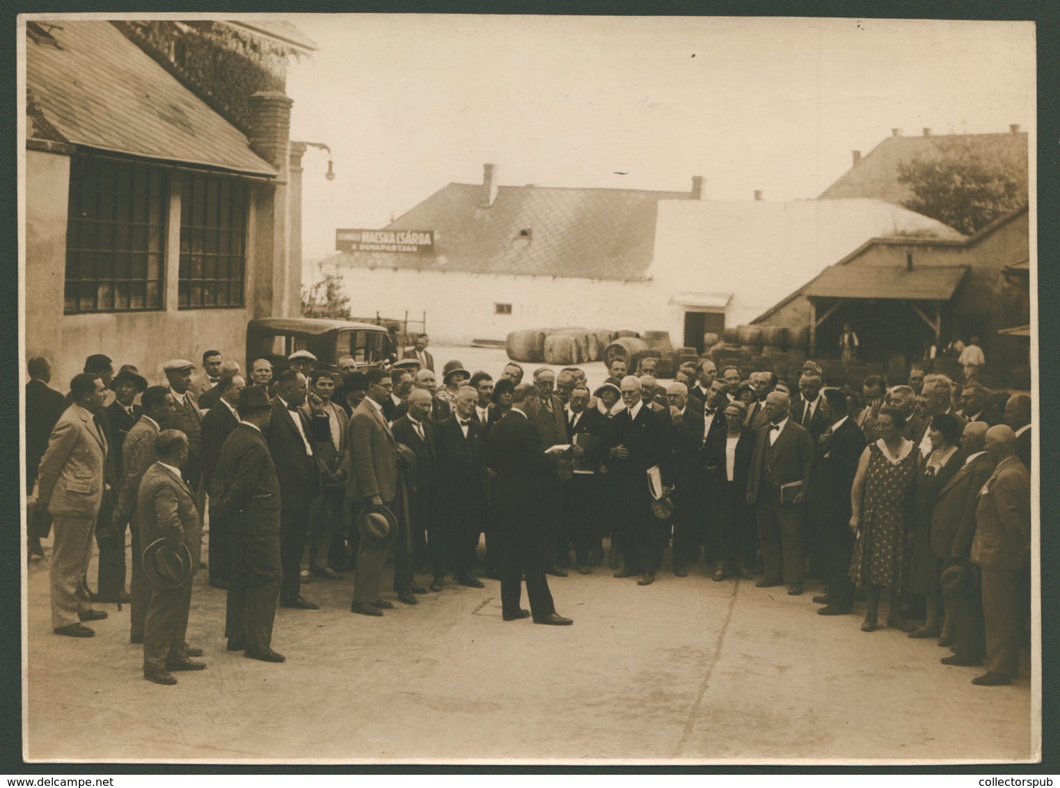 BUDAFOK 1925. Cca. Borpincészet, Harcsa Csárda érdekes Fotó 24*17 Cm - Other & Unclassified