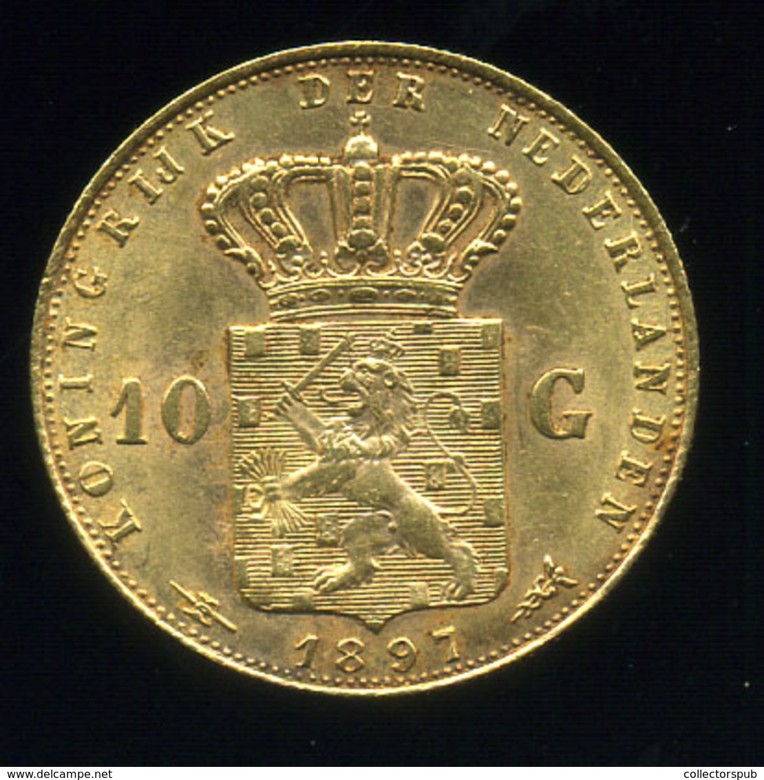 HOLLANDIA 10 Gulden 1897 EF - Other & Unclassified