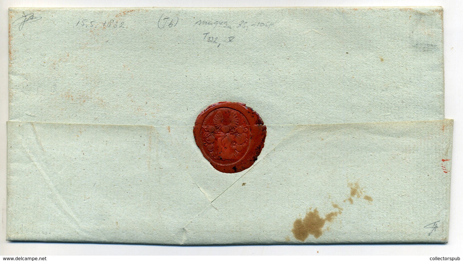 NAGYKIKINDA HUNGARY SERBIA/  1832 Official Letter Cont. Red Pmk To - ...-1850 Prefilatelía