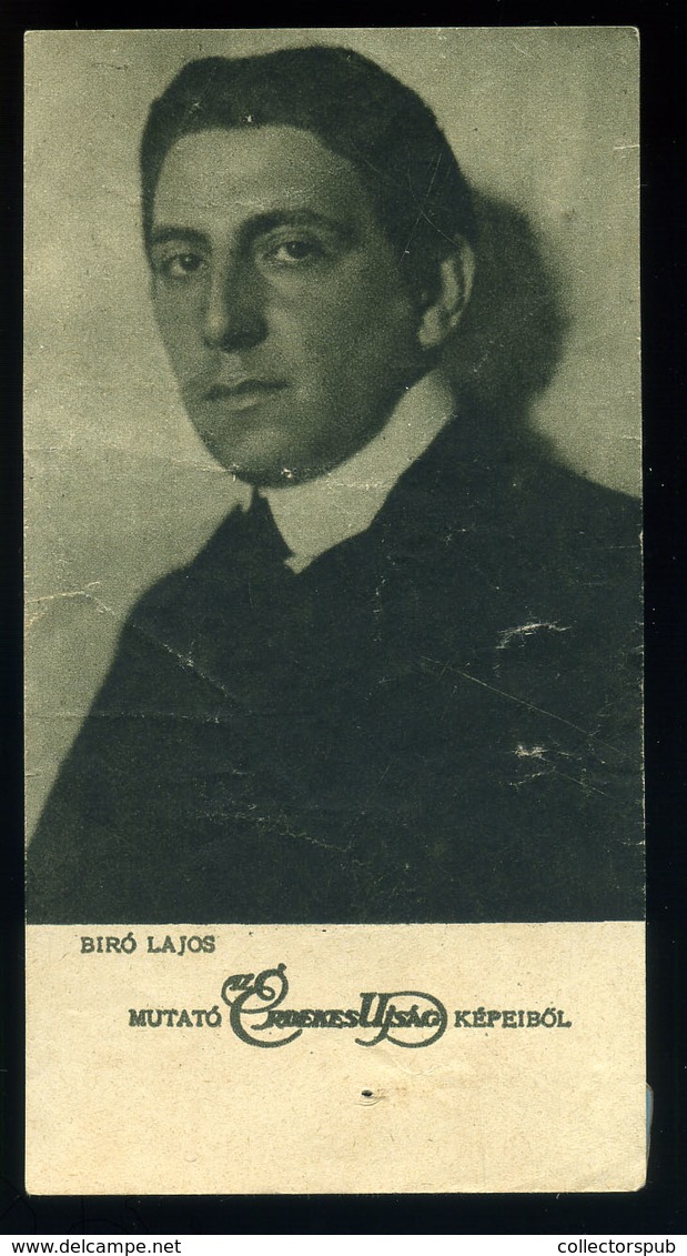 SZÁMOLÓCÉDULA Bíró Lajos  /  COUNTING CARD Lajos Bíró - Unclassified