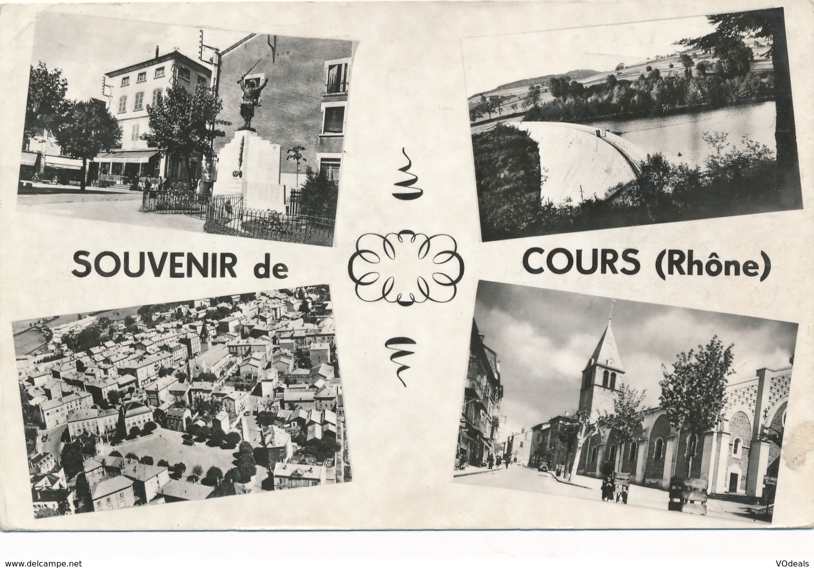 CP - France - (69) Rhône -  Cours-la-Ville - Souvenir De Cours - Cours-la-Ville
