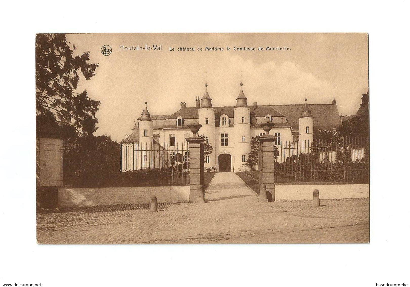 Houtain-le-Val   Le Château De Madame La Comtesse De Moerkerke. - Genappe