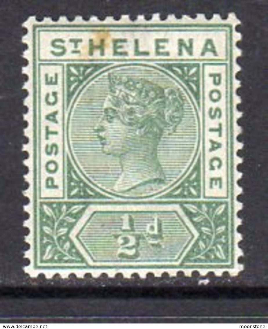St. Helena QV 1890-7 ½d Green Definitive, Wmk. Crown CA, MNH, SG 46 (mark On Front) - Saint Helena Island