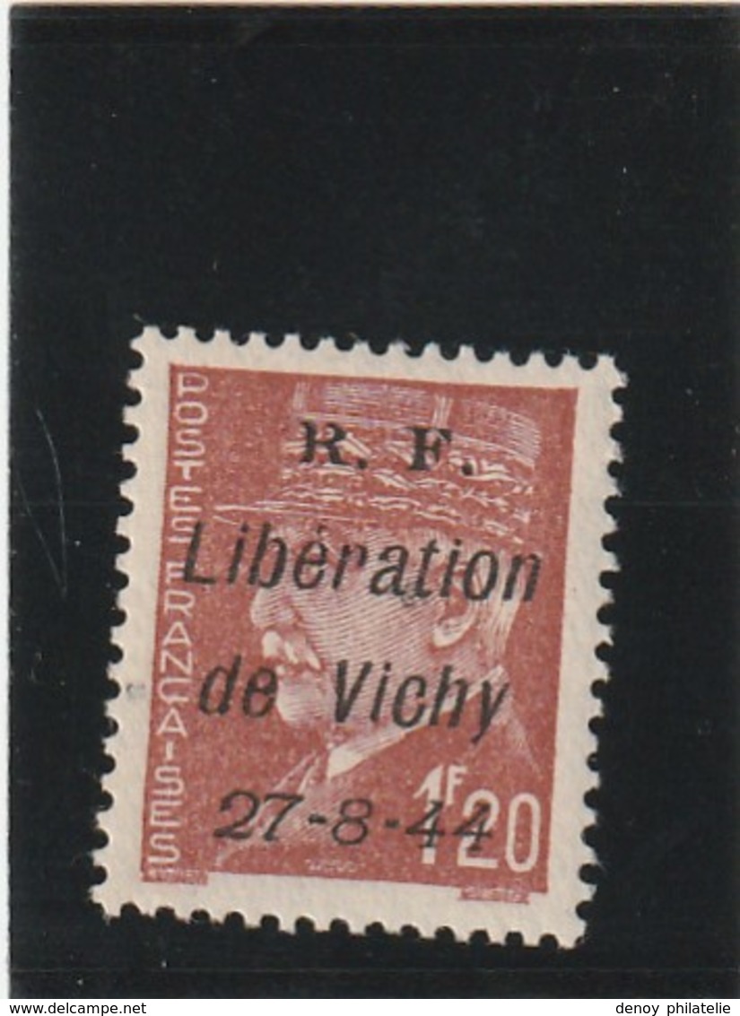 France Libération De Vichy N° 11 Sans Charniére Signé Mayer RRR - Libération