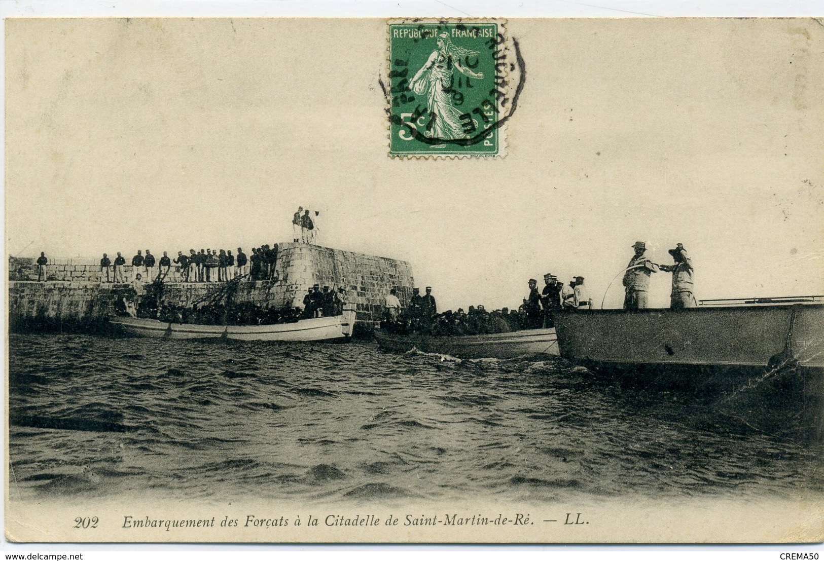 17 - SAINT MARTIN EN RE - Embarquement Des Forçats à La Citadelle - Ile De Ré