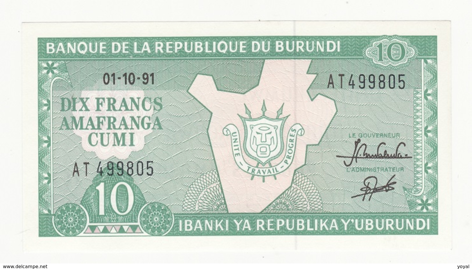 BURUNDI A TTB - Burundi