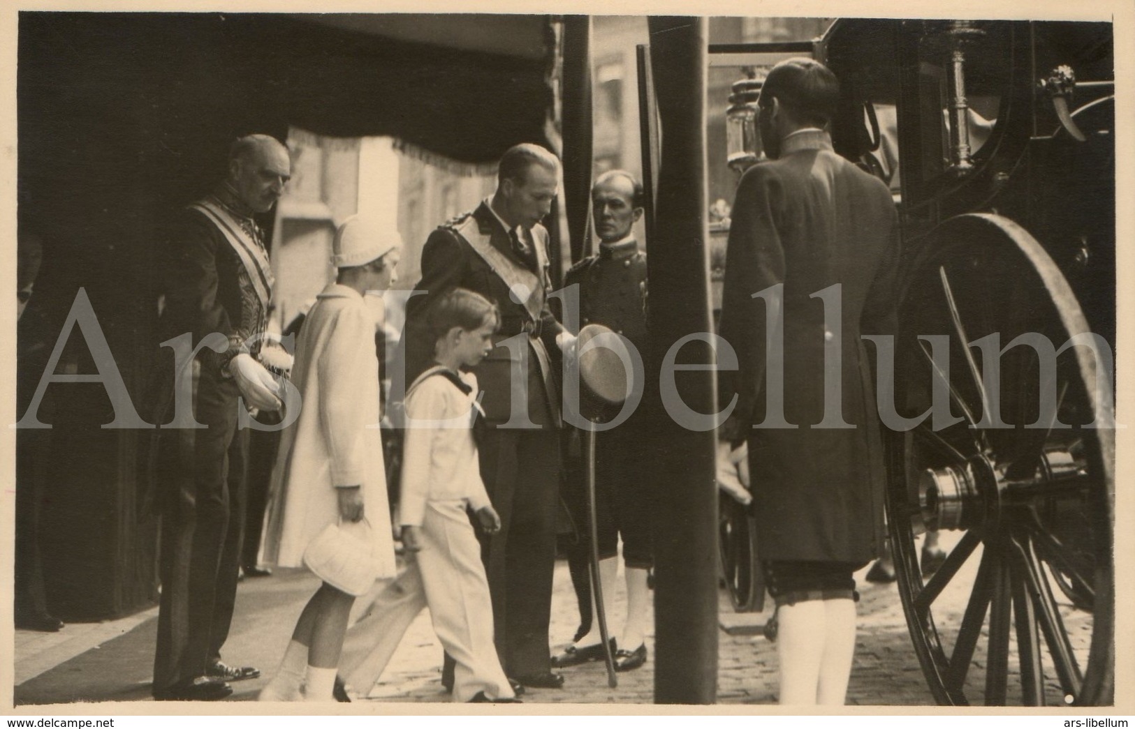 Postcard / ROYALTY / Belgique / België / Prince Charles / Prince Baudouin / Te Deum / Bruxelles / 21 Juillet 1937 - Personnages Célèbres