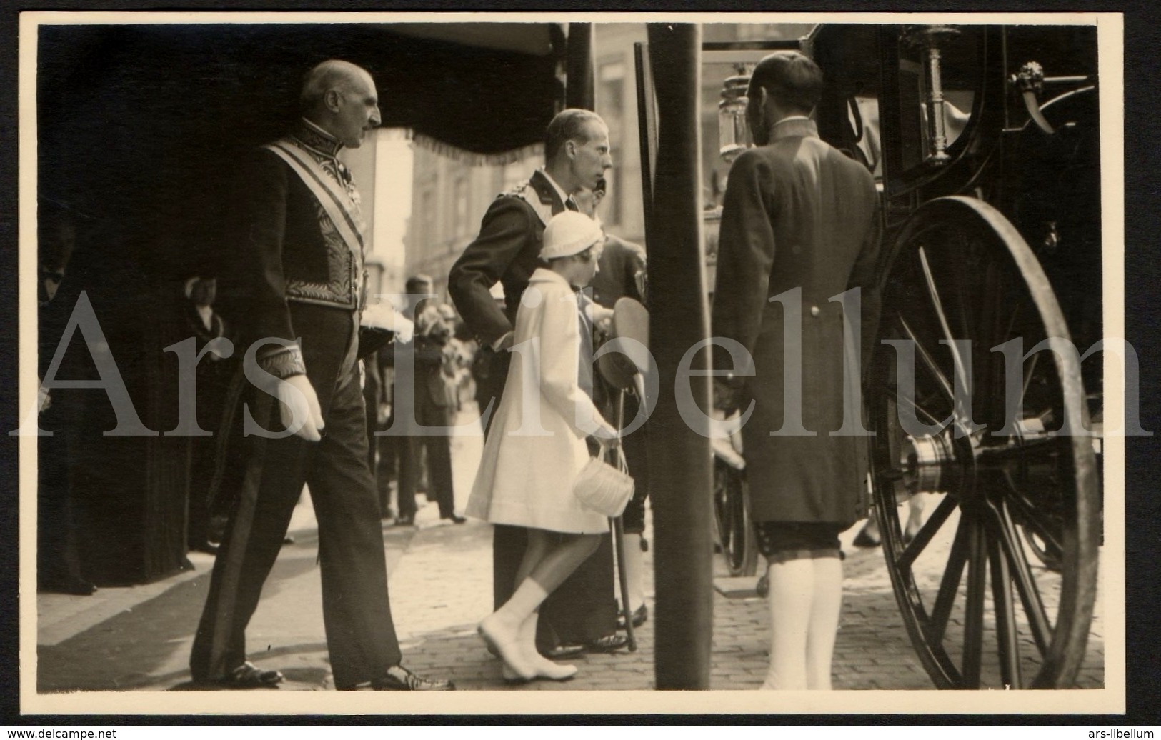 Postcard / ROYALTY / Belgique / België / Prince Charles / Prince Baudouin / Te Deum / Bruxelles / 21 Juillet 1937 - Personnages Célèbres