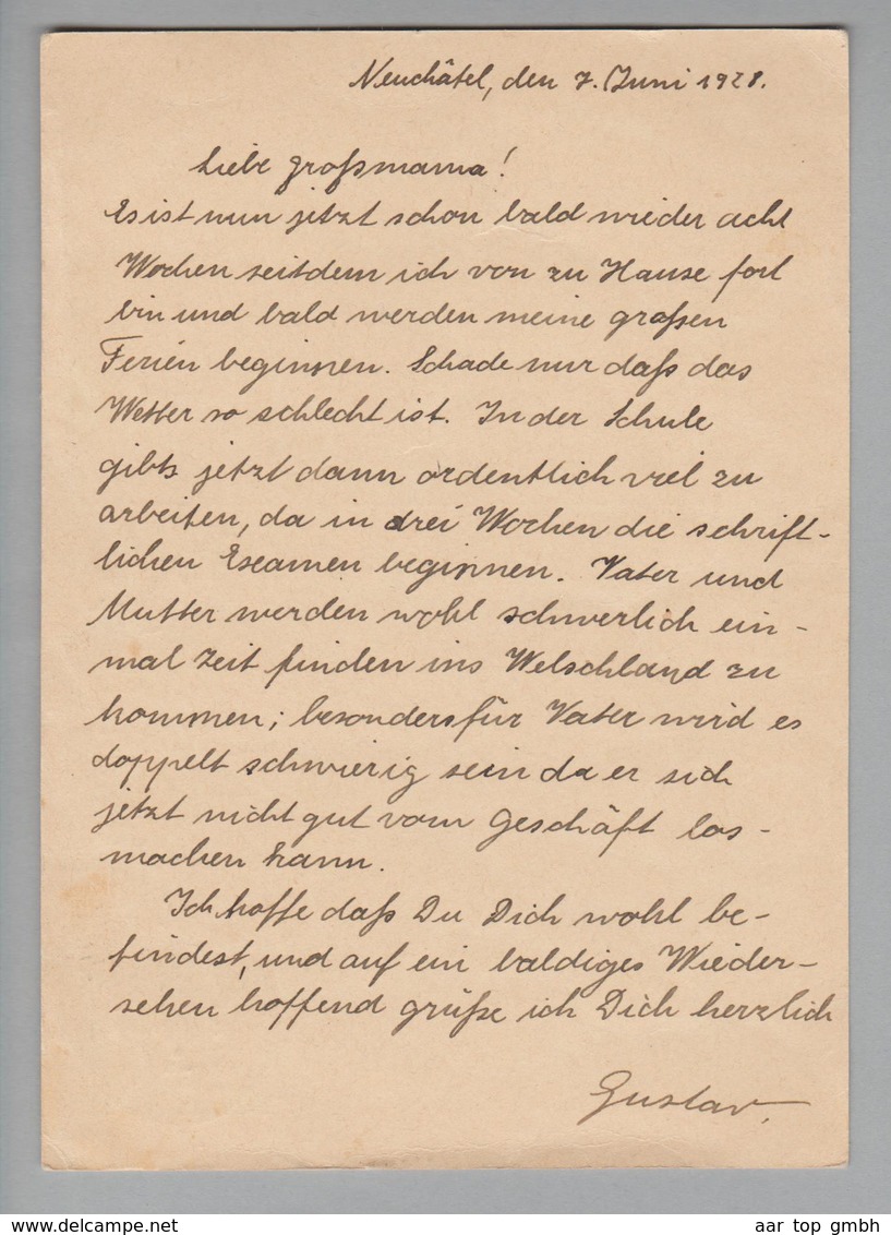 Heimat CH Rasierklingen-O Neuchatel 1928-06-07 # 9.03 Auf Ganzsache Nach Meilen - Lettres & Documents