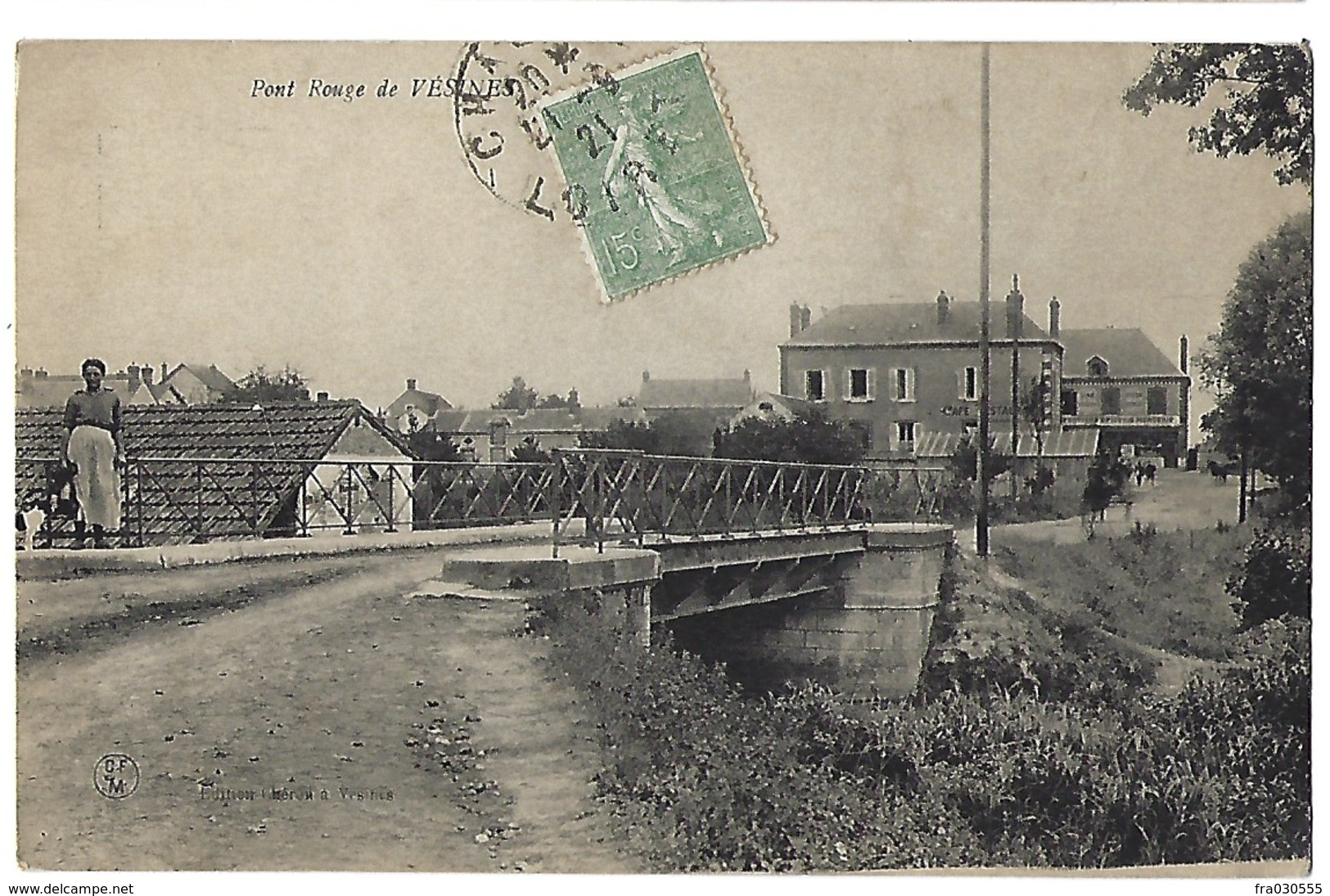 01 - VÉSINES - Le Pont Rouge - 1921 - Non Classés