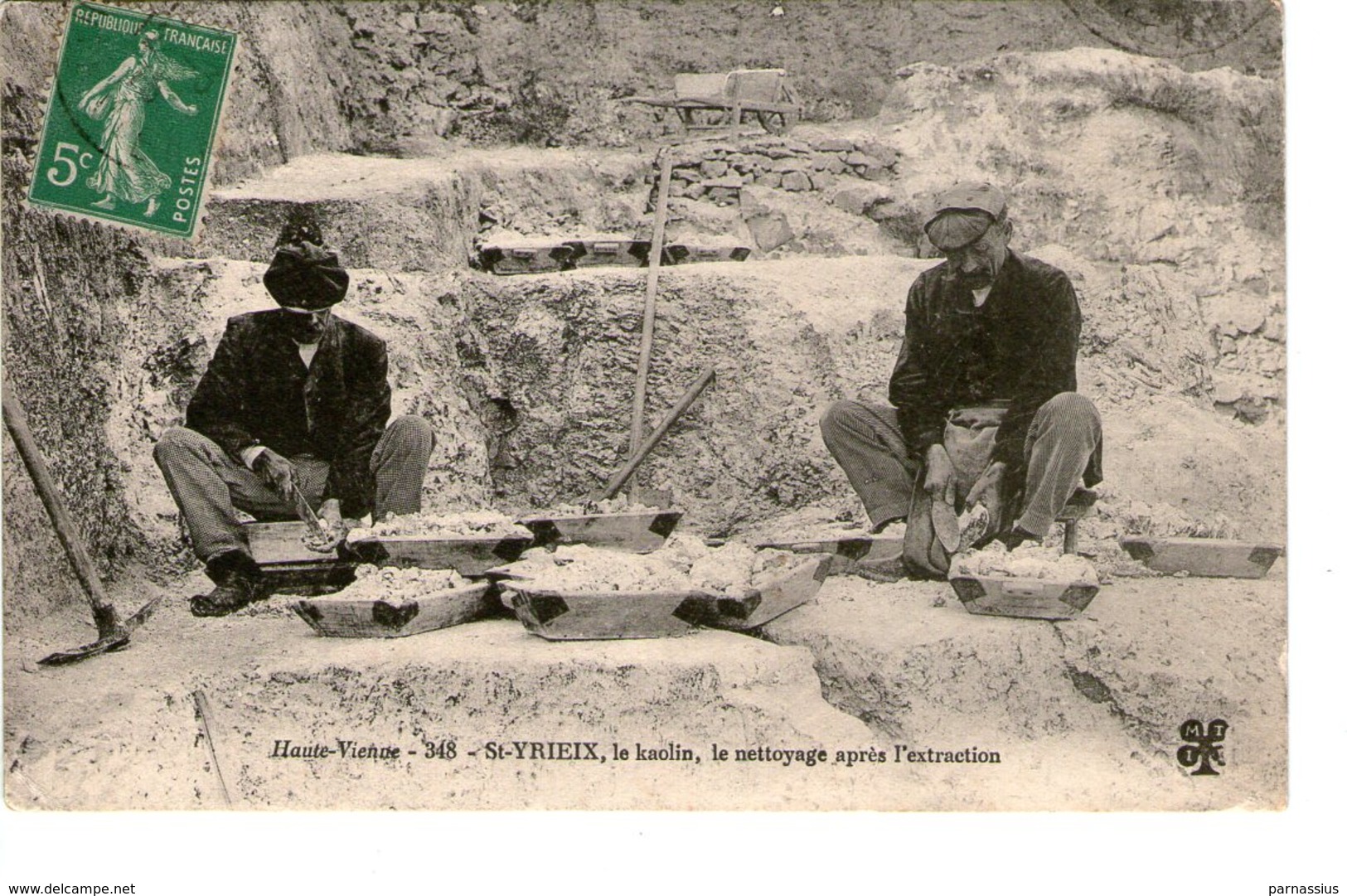 St-YRIEIX - Le Kaolin, Le Nettoyage Après L'extraction - Saint Yrieix La Perche