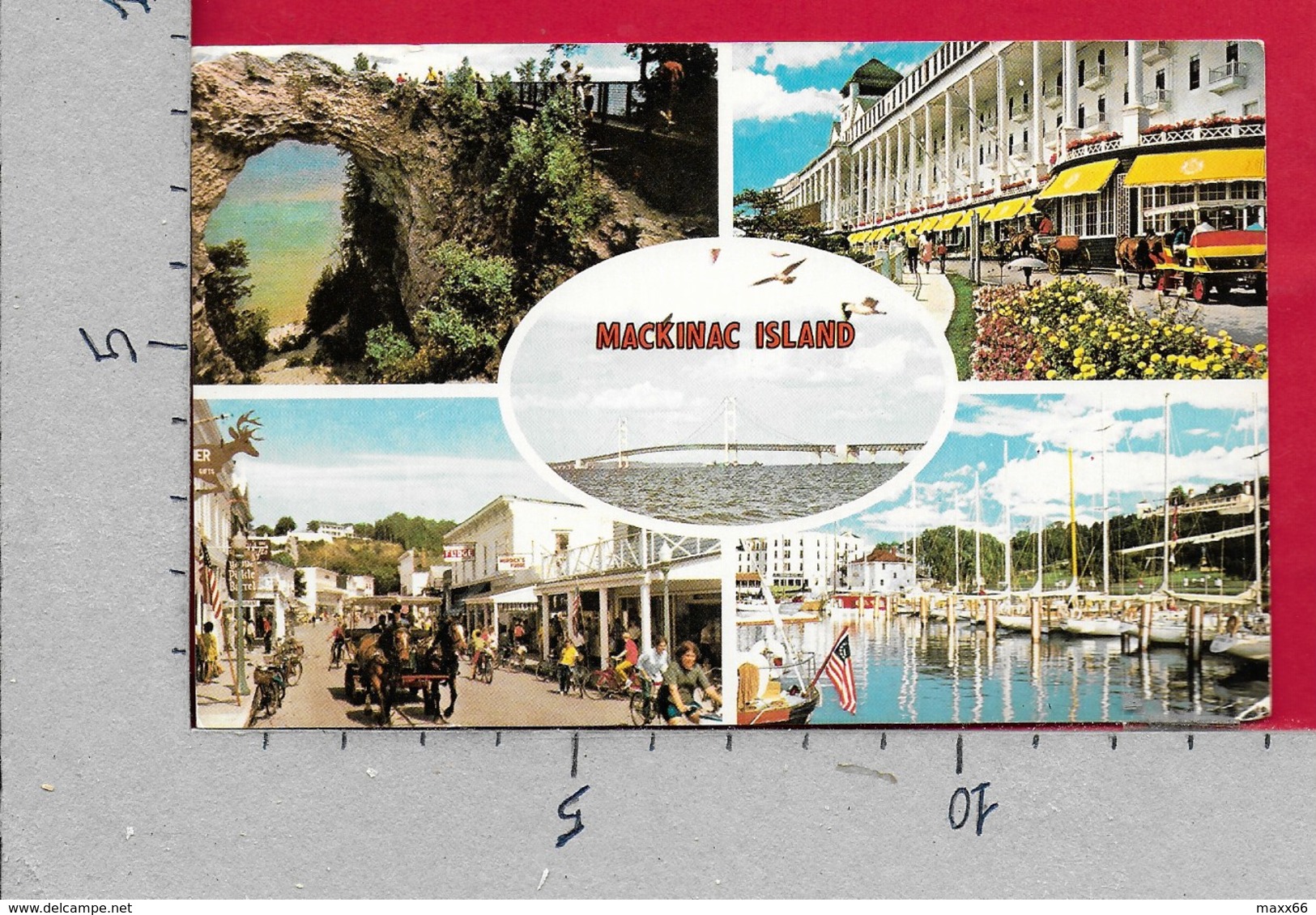 CARTOLINA VG STATI UNITI - MICHIGAN - Mackinac Island - 9 X 14 - ANN. 1985 - Altri & Non Classificati