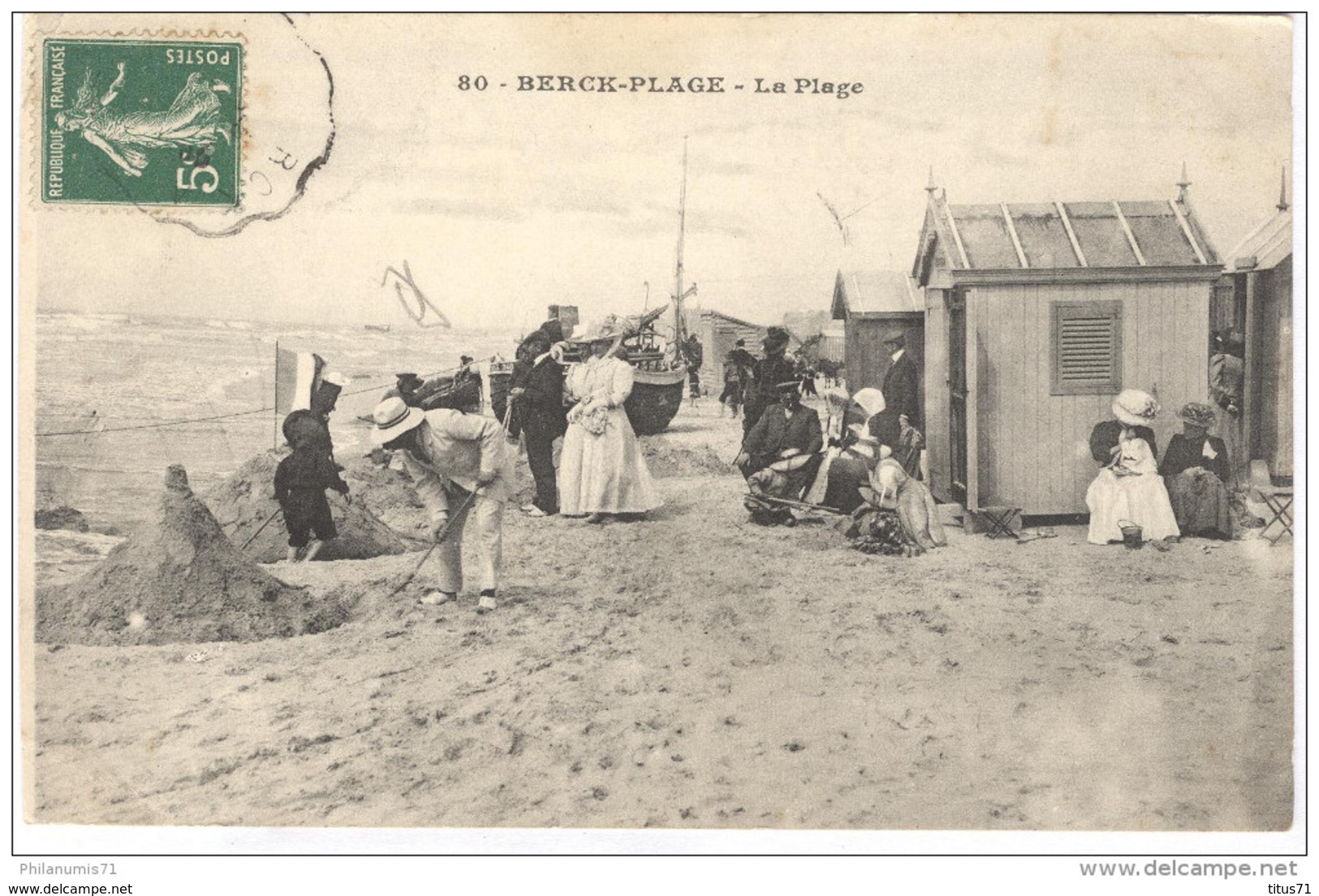 CPA Berck Plage - La Plage - Circulée - Berck