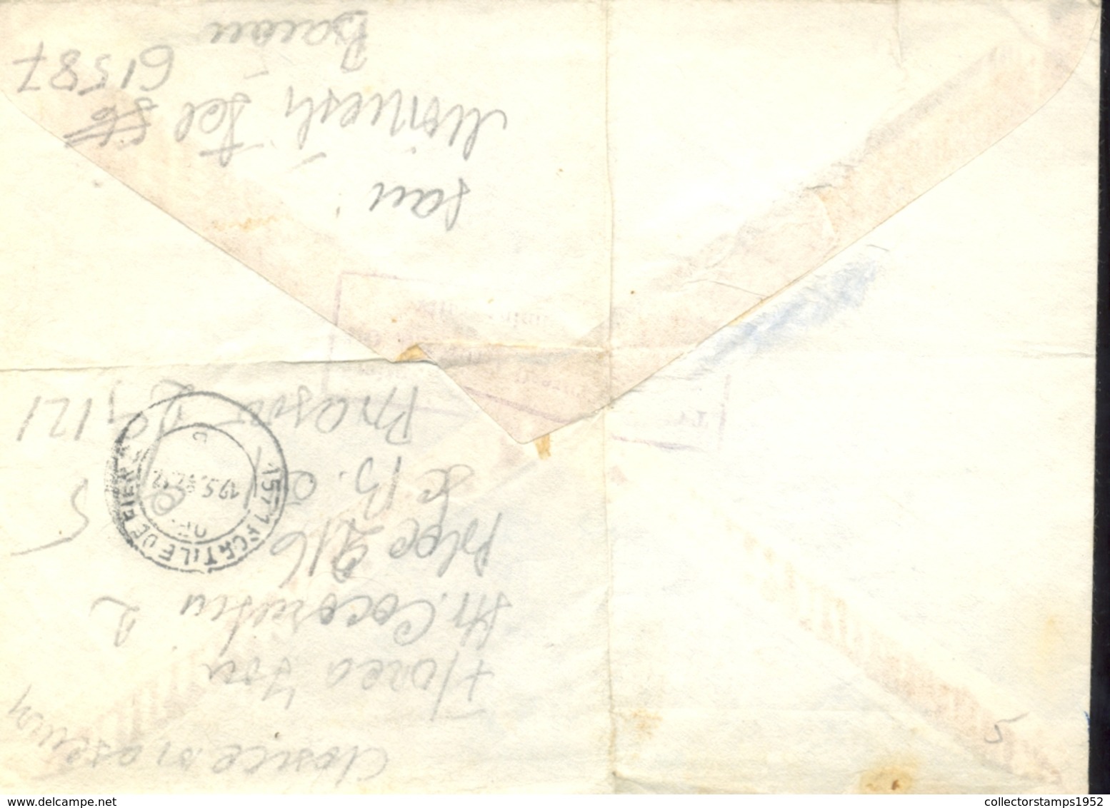 74275- MARASESTI MAUSOLEUM, MANOR, MARINER 4 SPACE PROBE, STAMPS ON REGISTERED COVER, 1982, ROMANIA - Cartas & Documentos