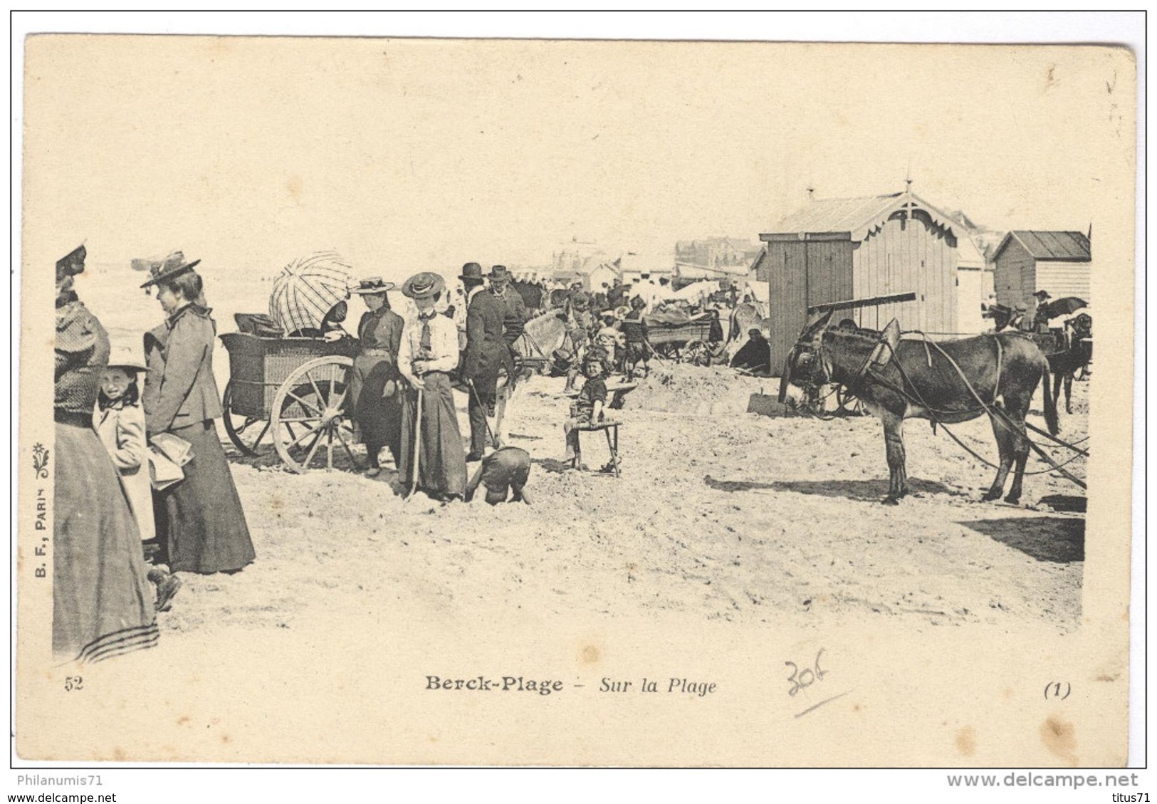 CPA Berck Plage - Sur La Plage - Non Circulée - Berck