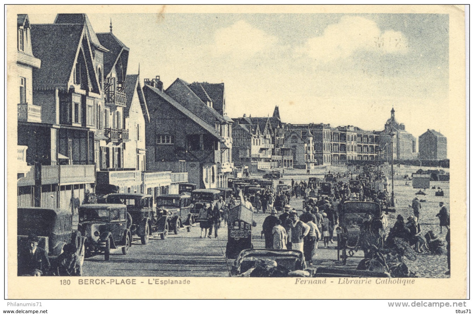 CPA Berck Plage - L'Esplanade - Circulée En 1913 - Berck