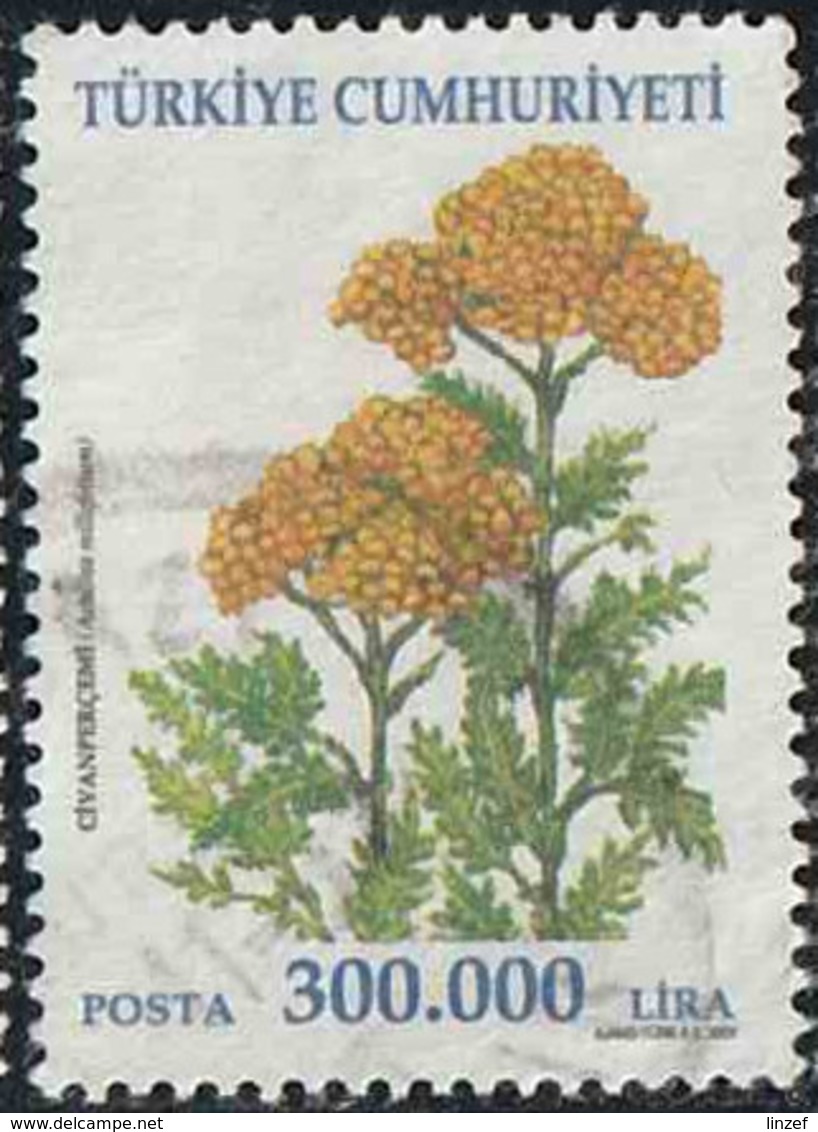 Turquie 2001 Yv. N°2996 - Achillea Millefolium - Oblitéré - Gebraucht