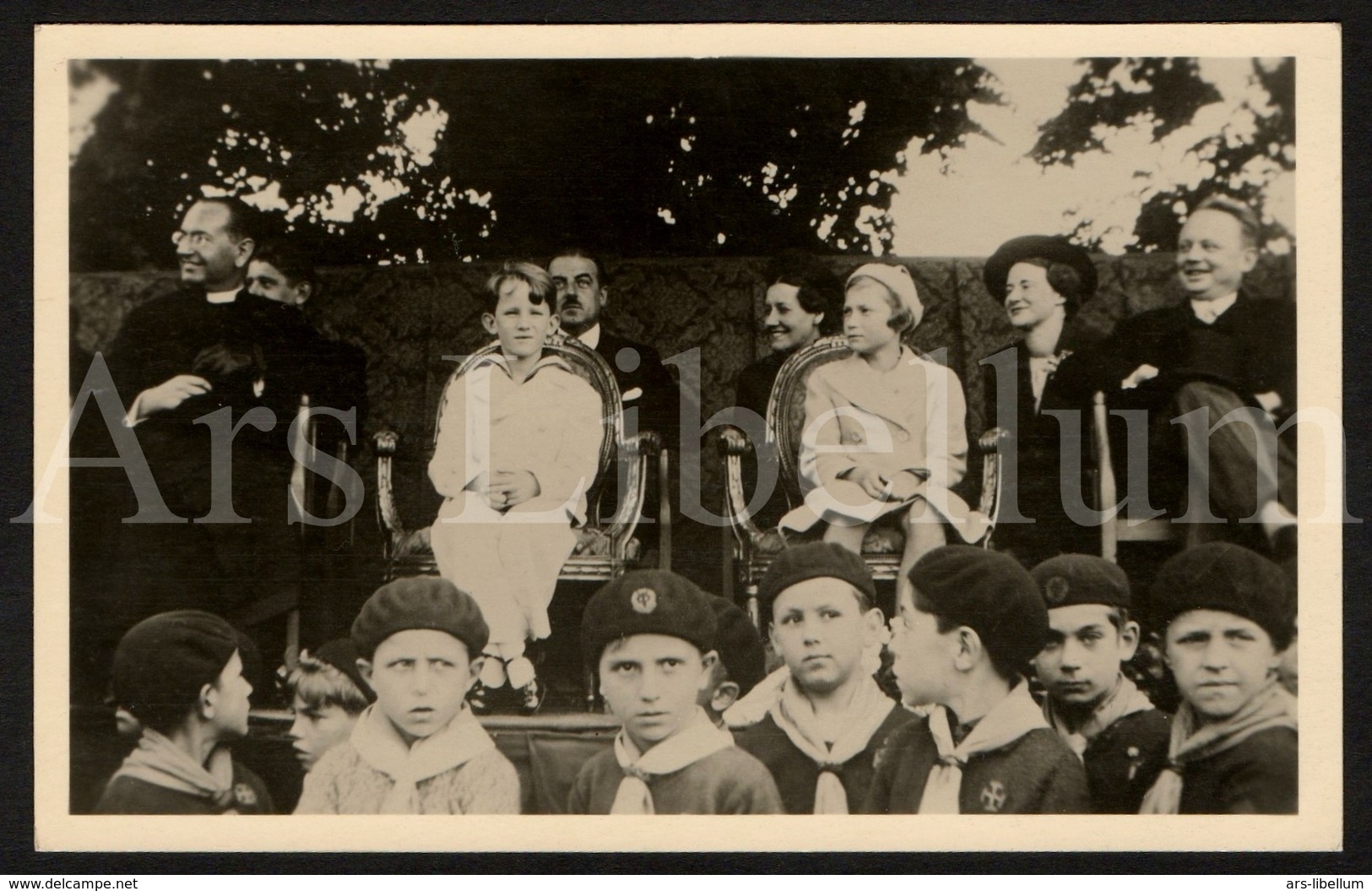 Postcard / ROYALTY / Belgium / Belgique / Prince Baudouin / Prins Boudewijn / Inauguration Parc Parmentier / 1937 - St-Pieters-Woluwe - Woluwe-St-Pierre