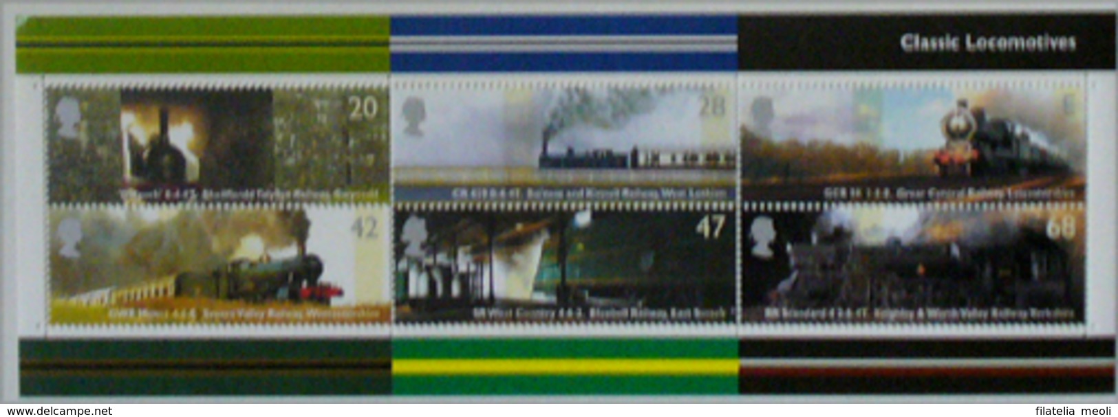GRAN BRETAGNA LOCOMOTIVE - Unused Stamps
