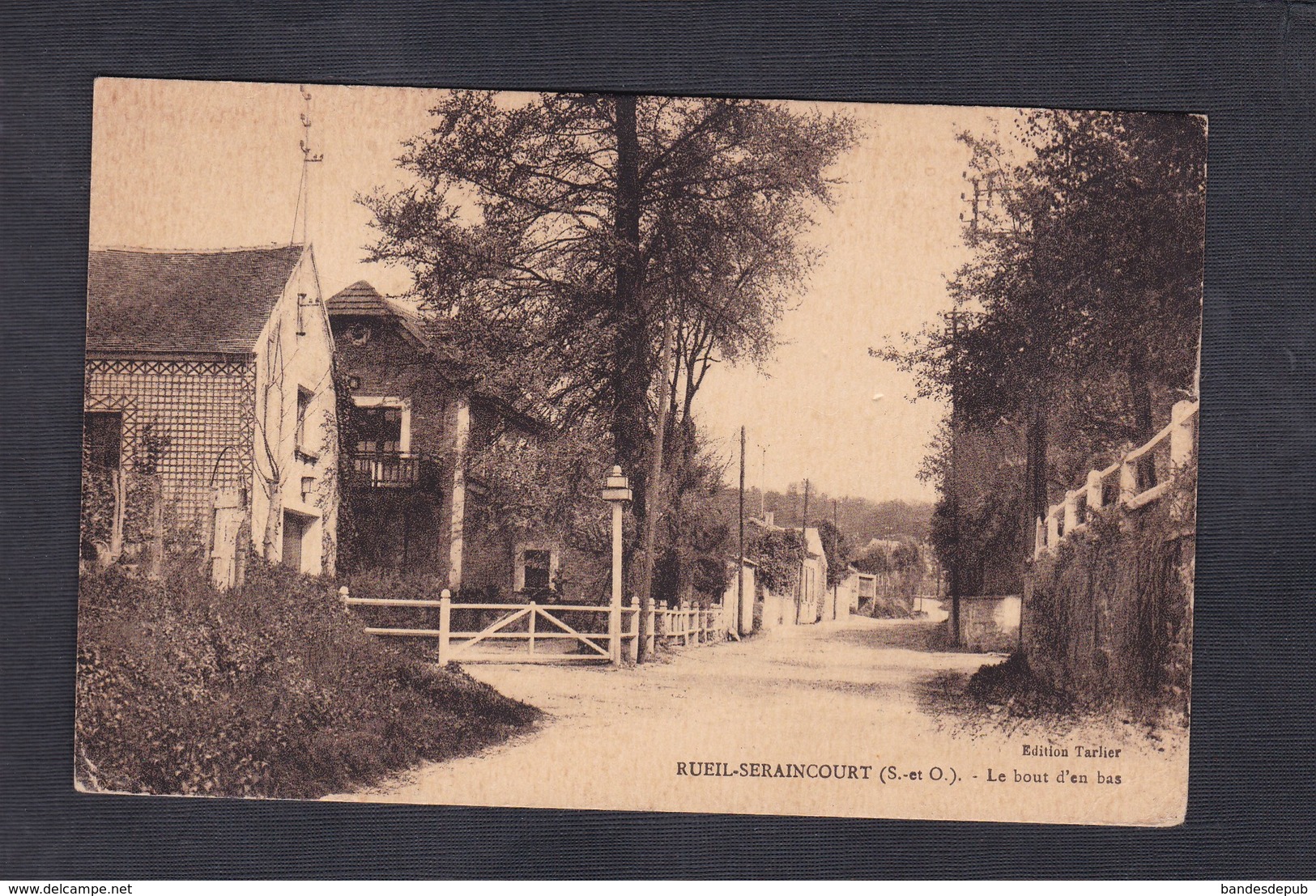 Rueil Seraincourt (95) Le Bout D'en Bas ( Dest. Parrenin à Bord Du Commandant Teste Ed. Tarlier ) - Seraincourt