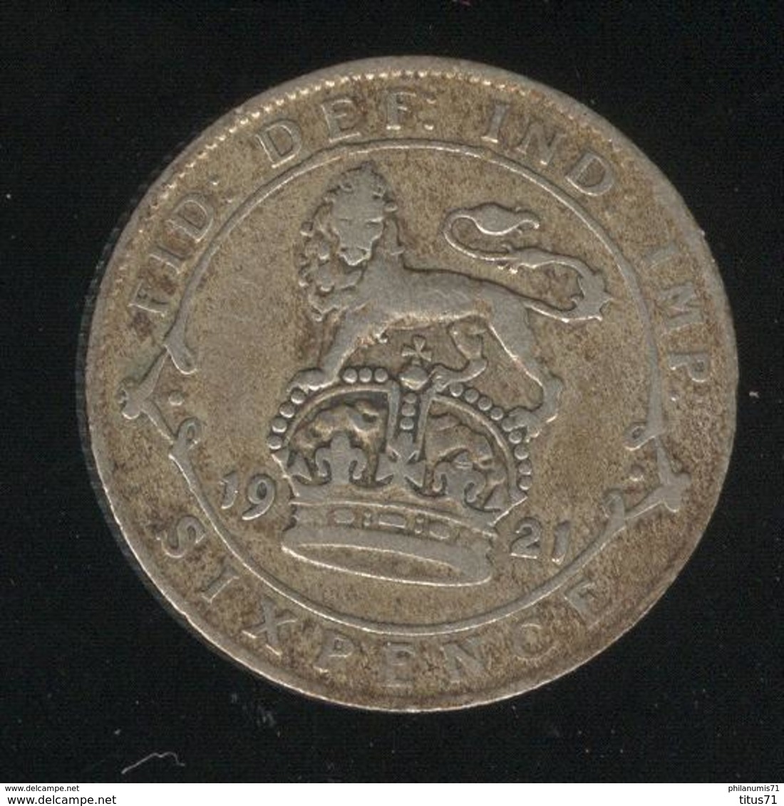 6 Pence Grande Bretagne / United Kingdom 1921 - H. 6 Pence