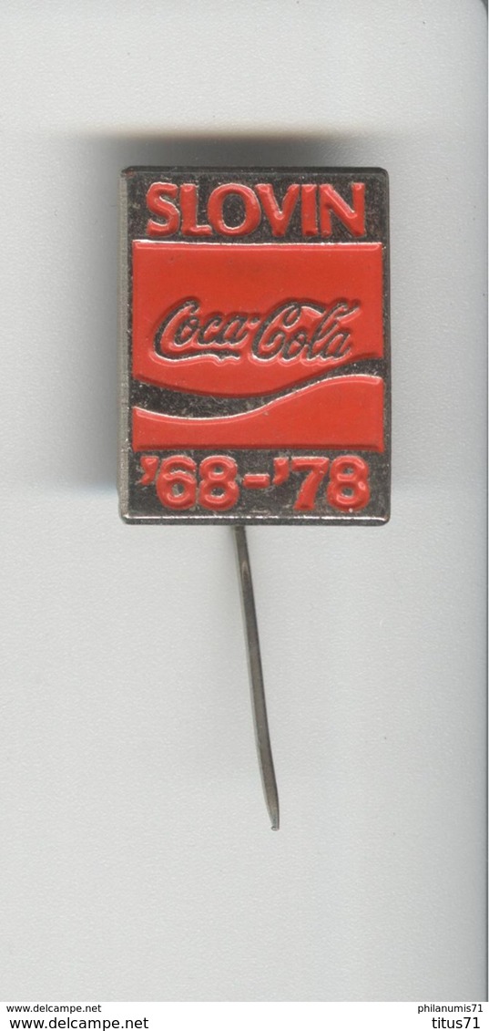 Epingle De Cravate - Coca Cola 68-78 - Slovin / Slunj - Croatie - Coca-Cola