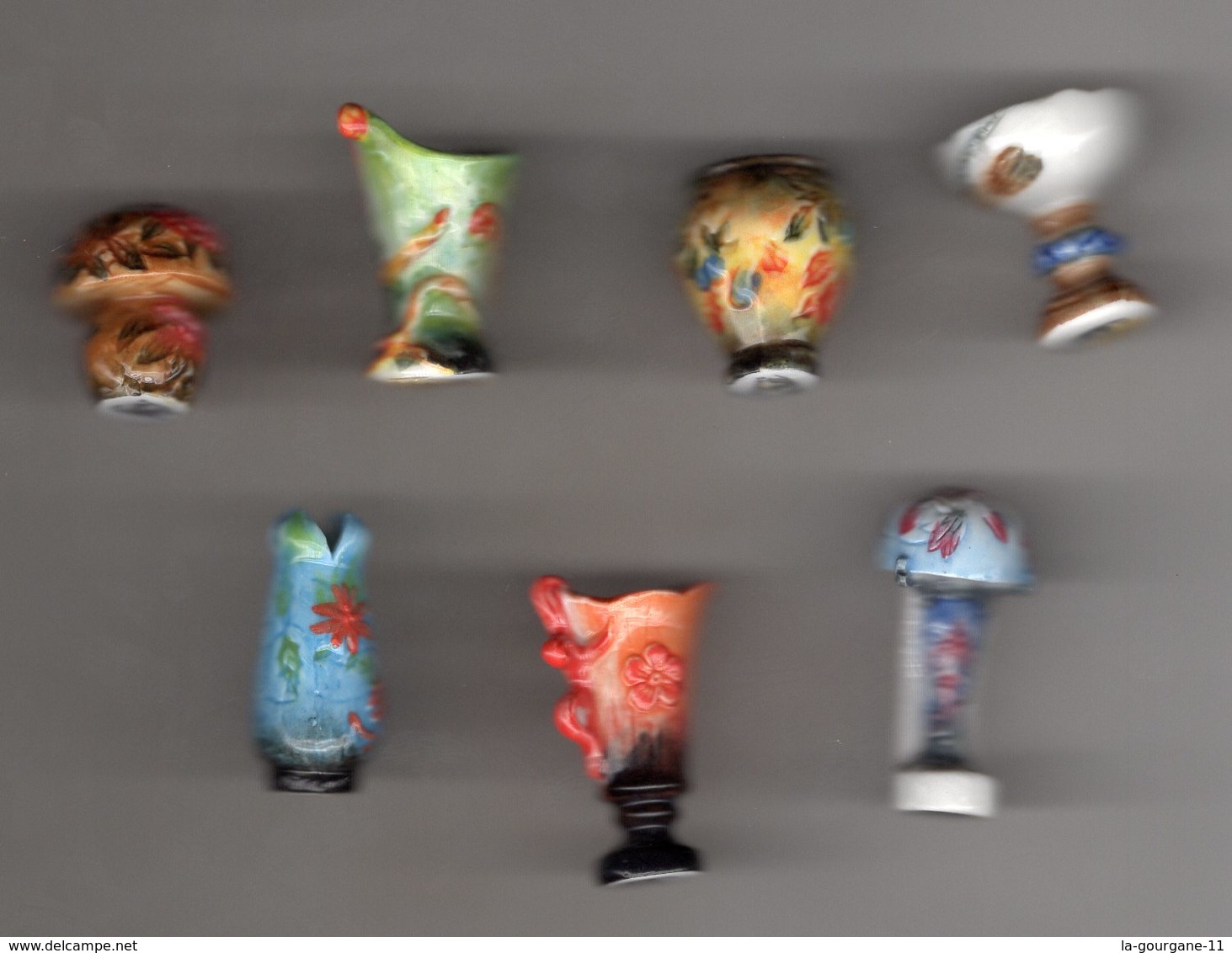 Série Quasi-complète 7/8fèves Brillantes LES VASES DE GALLET 2003 - Personajes