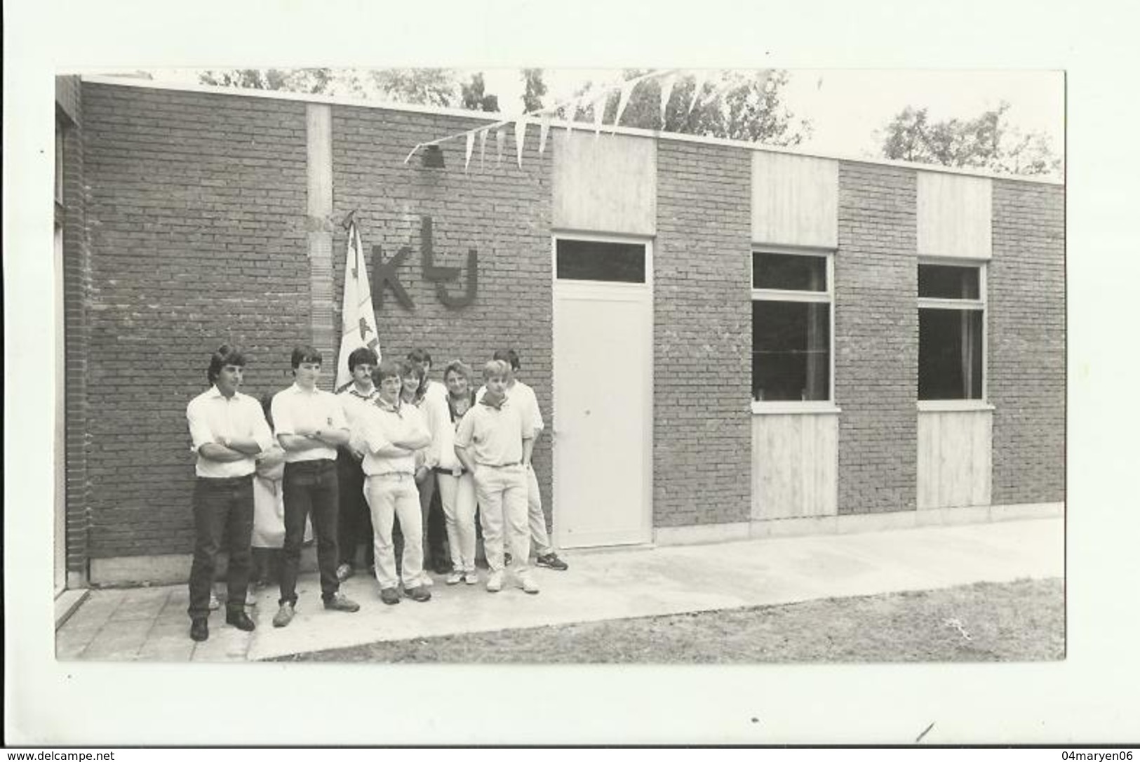 **1 X  PERSFOTO - KLJ -SCHRIEK , Opent Nieuwe  Lokalen  - 22/08/1985 - Heist-op-den-Berg