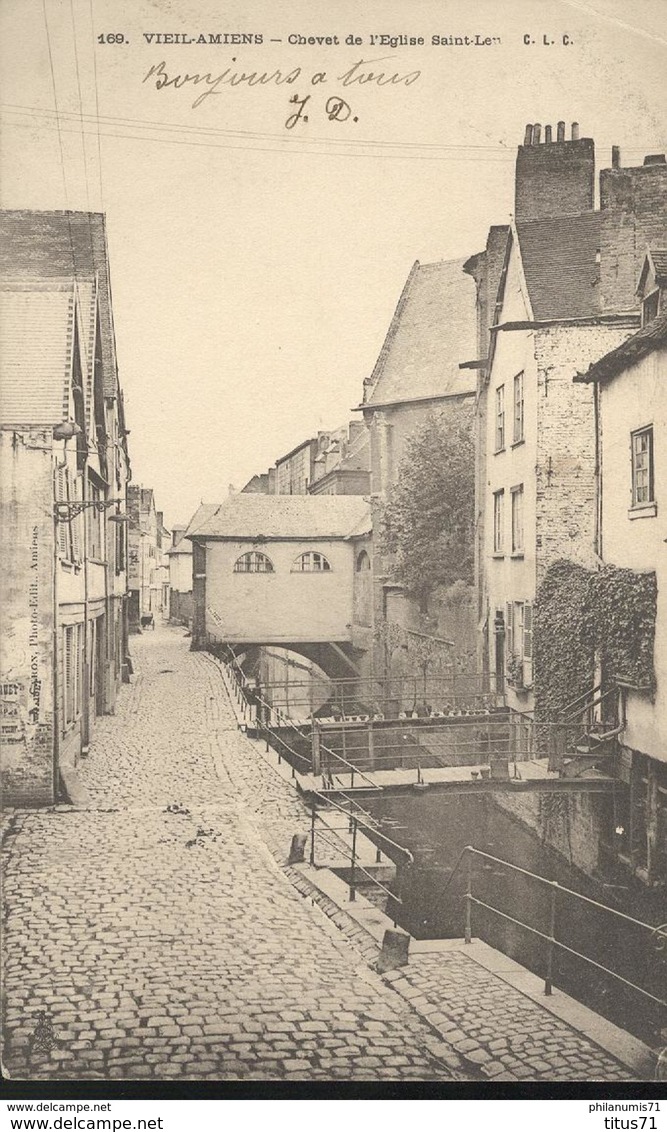 CPA  Amiens - Chevet De L'Eglise -  Circulé - Amiens