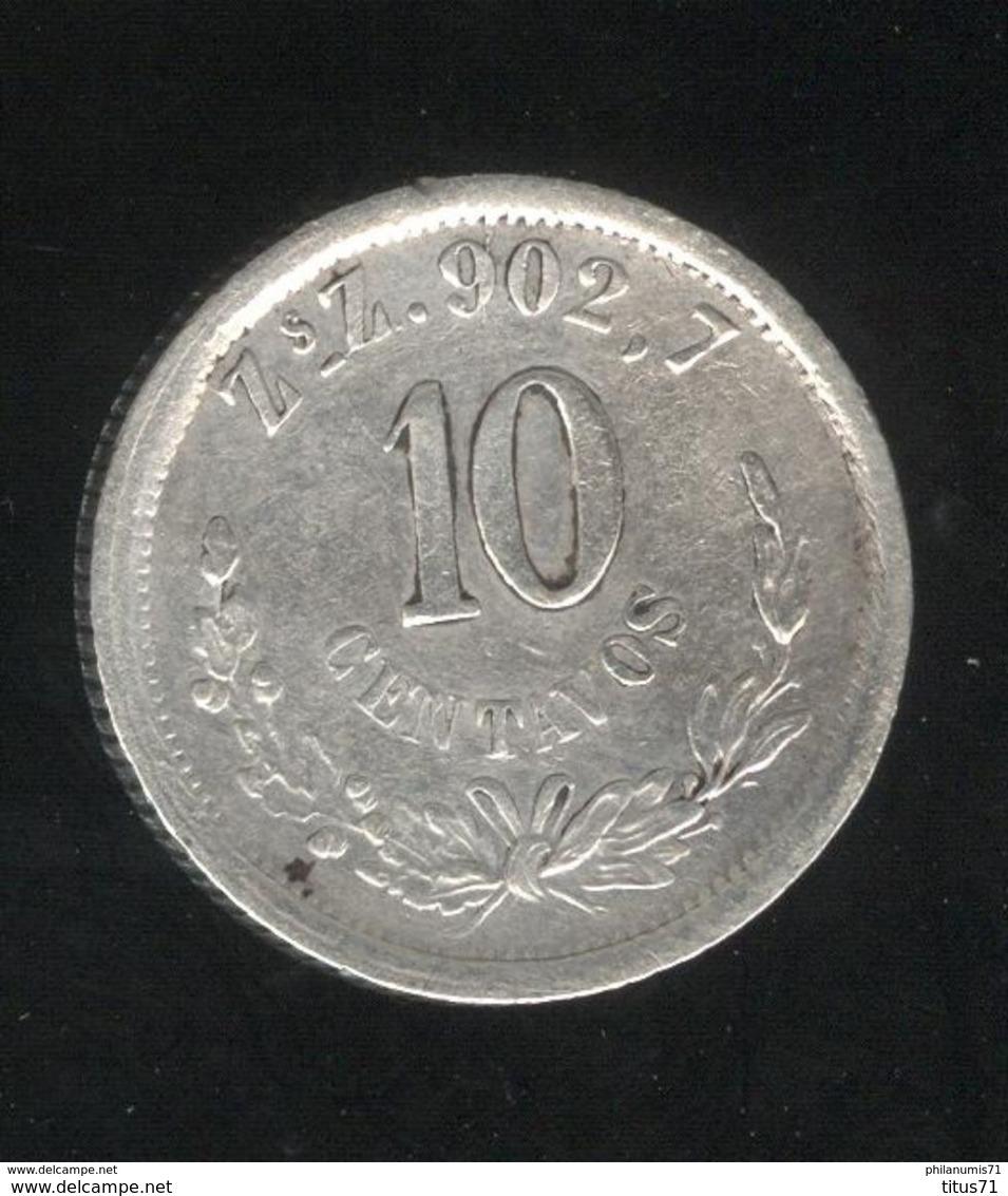 1 Decimo / 10 Centavos - Mexique / Mexico 1892 TTB - Mexique