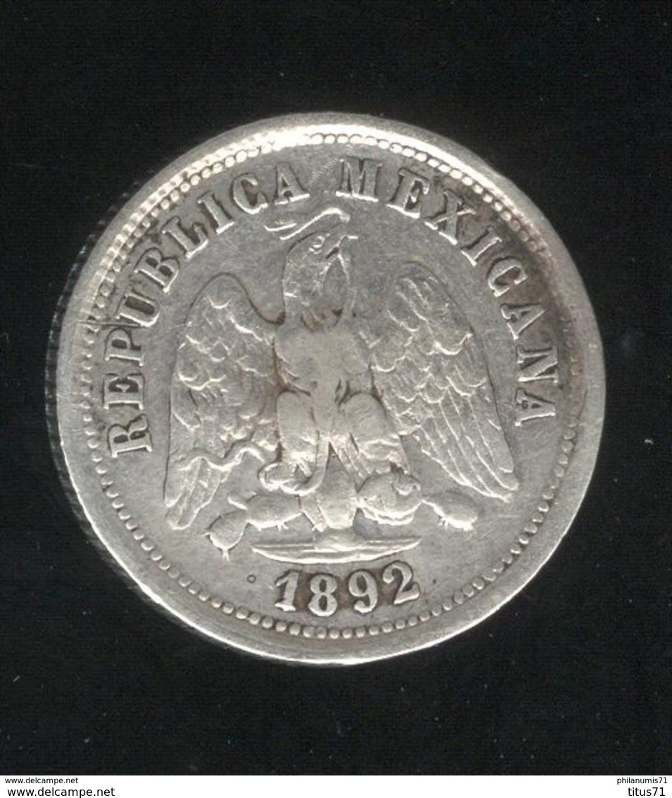 1 Decimo / 10 Centavos - Mexique / Mexico 1892 TTB - Mexique