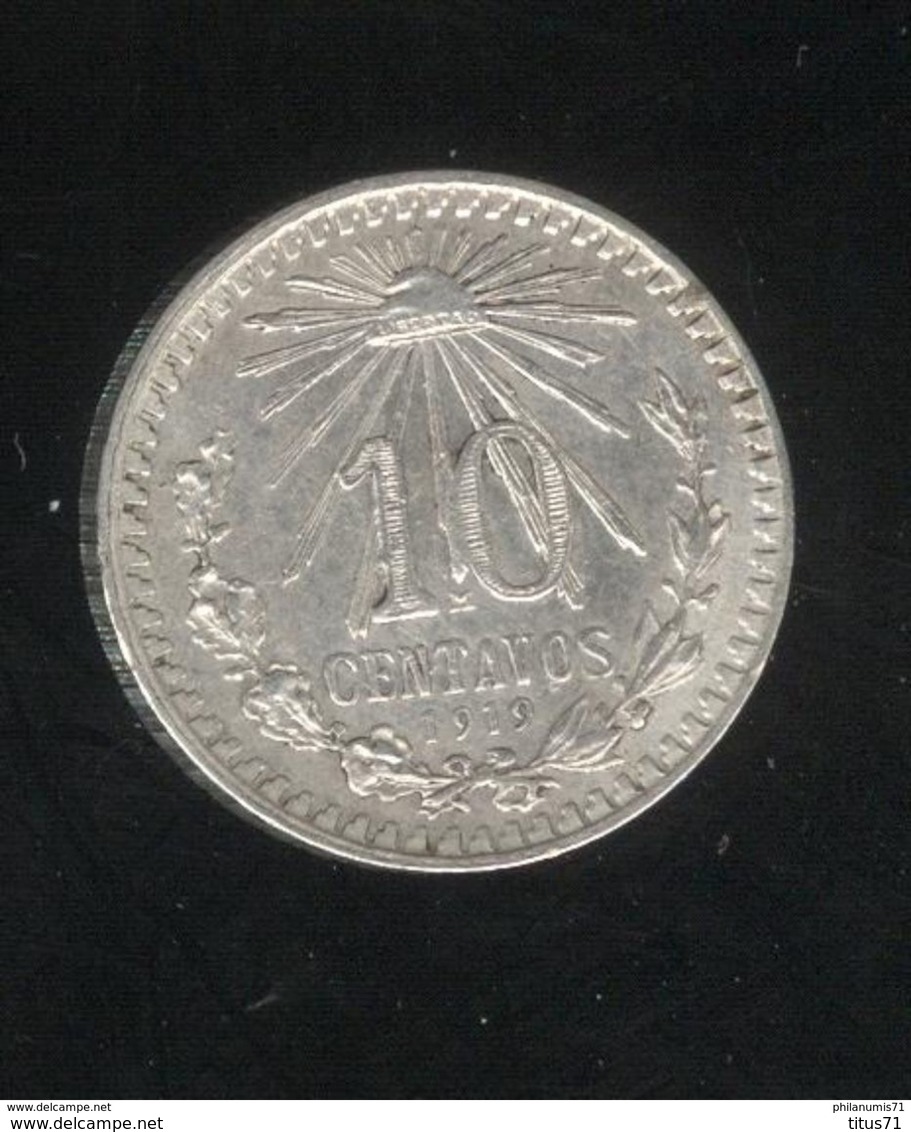 10 Centimos Mexique / Mexico 1919 TTB+ - Mexique